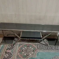 جلومبلی عسلی استیل شیک و تمیز قیمت مناسب|مبلمان خانگی و میز عسلی|پردیس, شهرک صنعتی خرمدشت فاز ۷|دیوار