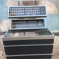 استند چوبی فلزی با کشو