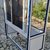 ویترین آلومینیوم|بوفه، ویترین، کنسول|صومعه‌سرا, |دیوار