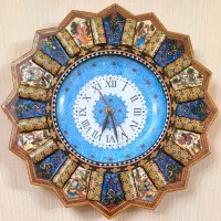 ساعت خاتم کاری طرح خورشید