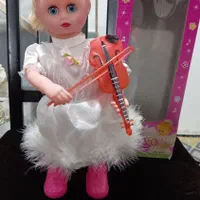 عروسک موزیکال دختر ویولن زن|اسباب‌‌بازی|آستانه اشرفیه, |دیوار