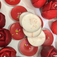 شمع گل یلدا رنگی|صنایع دستی و سایر لوازم تزئینی|تهران, امام زاده عبدالله|دیوار