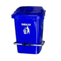 سطل زباله صنعتی - سطل پدالی