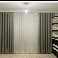 پکیج پذیرایی حریر با دو عدد مخمل اقساط|پرده، رانر، رومیزی|مشهد, دانشجو|دیوار
