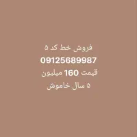 خط کد ۵ فروشی، ۵ سال خاموش بدون زنگ خور