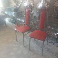 صندلی فلزی|صندلی و نیمکت|برخوار, |دیوار