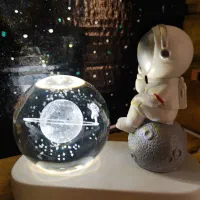 گوی کریستالی چراغ خواب کادویی ولنتاین