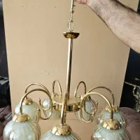 فروش دو عدد لوستر ۷ شعله برند چشمه نور