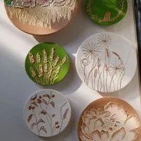 دیوارکوب سفالی