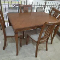 میز غذا خوری پشت منبت