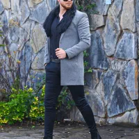 پاتو کتی گردن خز داخل خز NO1 تکی به قیمت عمده|لباس|یاسوج, |دیوار