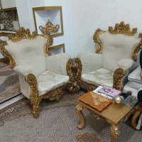 مبل سلطنتی 7 نفره|مبلمان خانگی و میز عسلی|پارس‌آباد, |دیوار