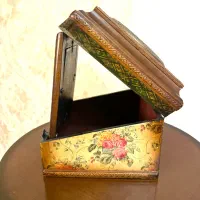 ساعت آنتیک‌ قدیمی تمام چوب جعبه و آینه دار|ساعت دیواری و تزئینی|تبریز, |دیوار