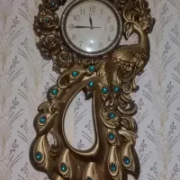 ساعت دیواری طرح طاووس