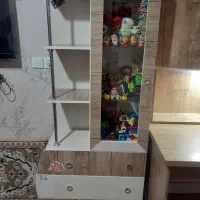 میز تحریر، تخت و کمد و فرش اتاق بچه|اسباب و اثاث بچه|تویسرکان, |دیوار