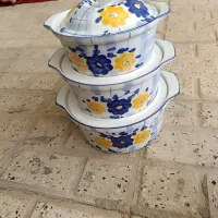 سرویس گل پنبهای در حد نو