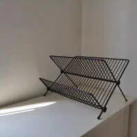 آبچکان تاشو و کمجا خارجی ایکیا رنگ‌مشکی|آب‌چکان و نظم‌دهنده ظروف|تهران, جنت‌آباد جنوبی|دیوار