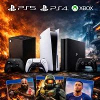 نصب بازی انواع کنسول PS5.PS4.XBOX در قطعی اینترنت