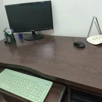 میز کامپیوتر تمام چوب