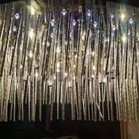 لوستر سقفی آینه ای|لوستر و چراغ آویز|تبریز, |دیوار