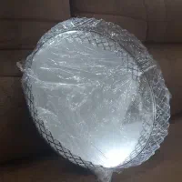 سینی آینه دار ( میوه خوری )|ظروف سرو و پذیرایی|کاشان, کارگر|دیوار