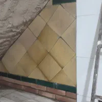 همکاری استا بنا جهت دیوار چینی سالن