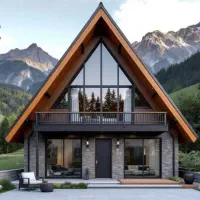 طراحی و ساخت کلبه سوئیسی و سازه چوبی /محوطه سازی