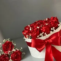 دسته گل‌رز‌‌ ربانی جاودان|گل مصنوعی|ساری, |دیوار