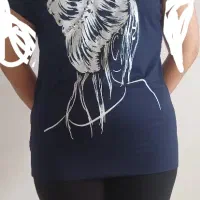 تیشرت نخ پنبه زیبا