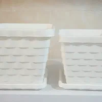 گلدان پلاستیکی (کارکرده)