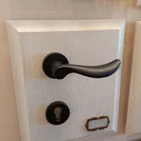 دستگیره ۲تیکه روزت درب چوبی|مصالح و تجهیزات ساختمان|گلستان (تهران), |دیوار