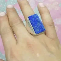 انگشتر دست ساز لاجورد درشت افغانستان