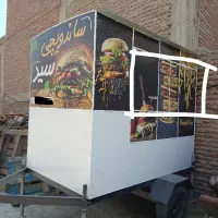 کانکس یدکی چرخ دار همراه کلیه ی وسایل ساندویچی|کافی‌شاپ و رستوران|پیرانشهر, |دیوار