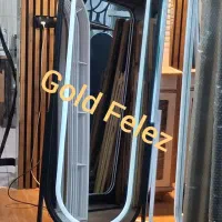 آیینه ایستاده فلزی و چوبی