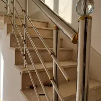 نرده راه پله/حفاظ/پشت پنجره/استیل/استاتیک|خدمات پیشه و مهارت|کرج, کرج نو|دیوار