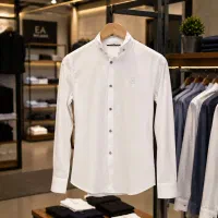 تخفیف ویژه پیراهن مردانه سفید مدل VQ
