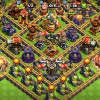 اکانت کلش اف کلنز تان ۱۵ فول فول تکمیل|کنسول، بازی ویدئویی و آنلاین|قم, آزادگان|دیوار