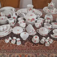 مجموعه بینظیر وتکرارنشدنی گلسرخی مسعود|ظروف سرو و پذیرایی|تهران, شهران شمالی|دیوار