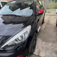 پژو ۲۰۷ اتومات مشکی بی رنگ در حد