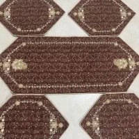 رومیزی ترمه ، رومیزی سرمه دوز