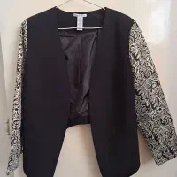 کراپ کت مشکی