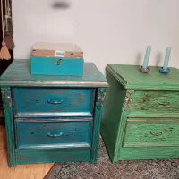 پا تختی پتینه چوب