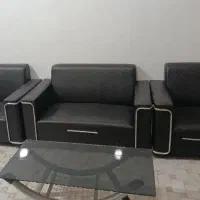 نیم ست چهار نفره اداری با میز و صندلی