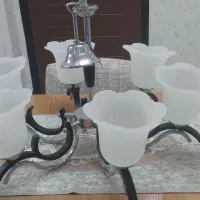 لوستر ۶ شاخه|لوستر و چراغ آویز|اندیشه, شهرک مریم|دیوار