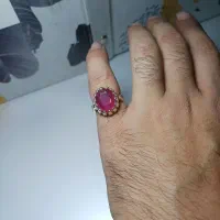 انگشتر نقره یاقوت سرخ آفریقا طبیعی|جواهرات|تهران, امام زاده حسن|دیوار