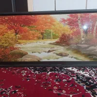 تابلو بسیار زیبای طبیعت چراغ دار