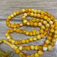تسبیح کهربا اصل دانه درشت ۱۰۱ دانه کاملا سالم