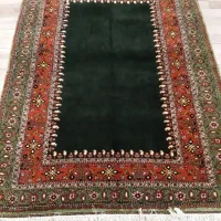 سه متری قشقایی سبز پشم دست ریس رنگ طبیعی|فرش|تهران, حر|دیوار