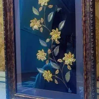 تابلو گل نقره