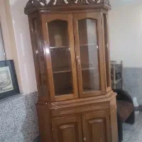 بوفه چوب گردو|بوفه، ویترین، کنسول|تهران, درختی|دیوار